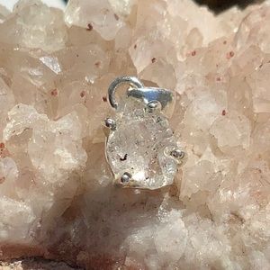 HERKIMER DIAMOND 925 STERLING SILVER PENDANT